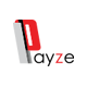 Payze Logo - Thin, modern sans-serif type in red and black
